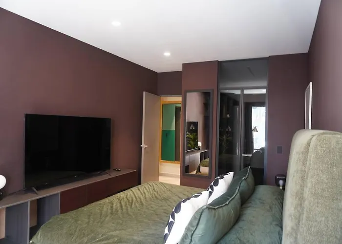 Departamento De Lujo Inspirado En Marca Premium Apartment *