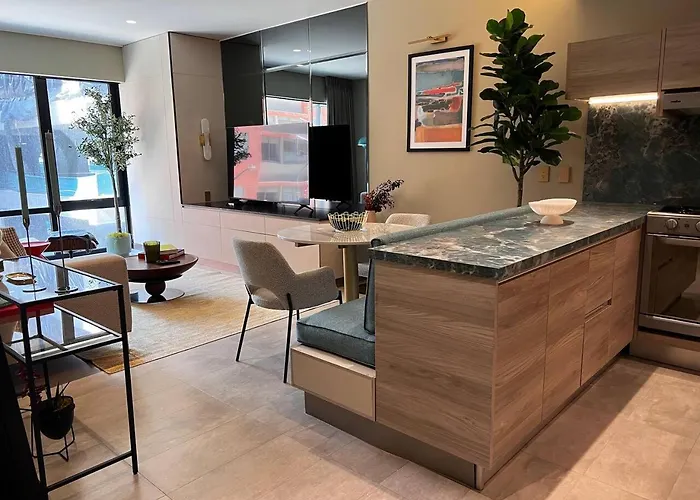 Departamento De Lujo Inspirado En Marca Premium Apartment *